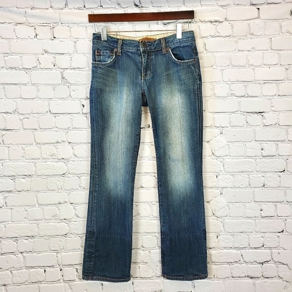 𝅺ARDEN B Straight Leg Crop Denim Jeans sz. 2 - Picture 1 of 5